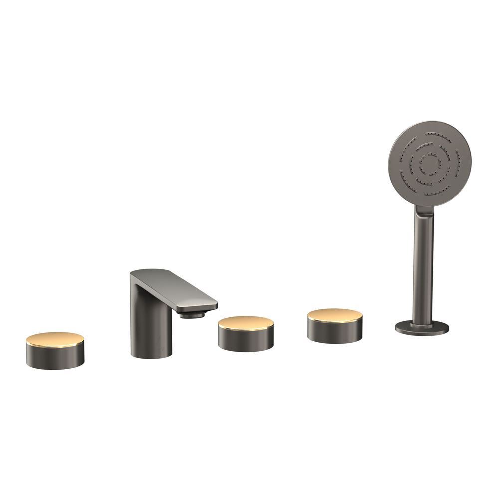 Lever: Gold Matt PVD | Body: Black Chrome Matt