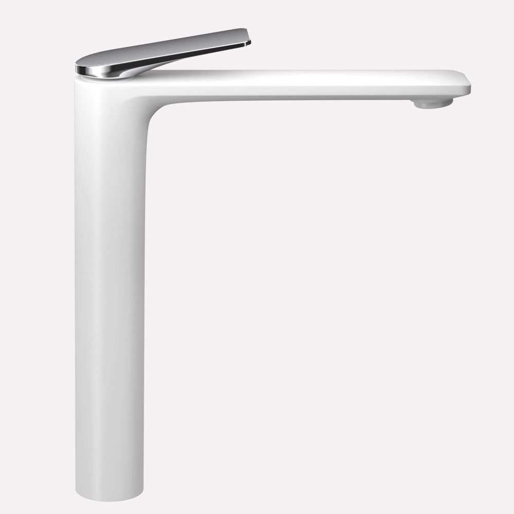 Lever: Chrome | Body: White Matt