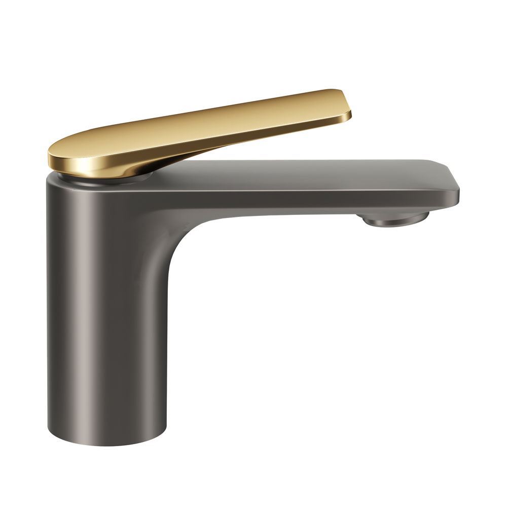 Lever: Gold Matt PVD | Body: Black Chrome Matt