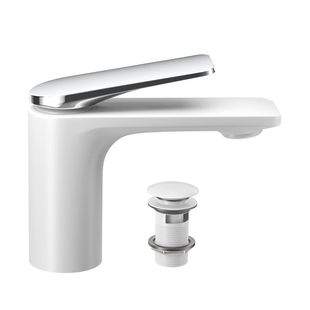 Lever: Chrome | Body: White Matt