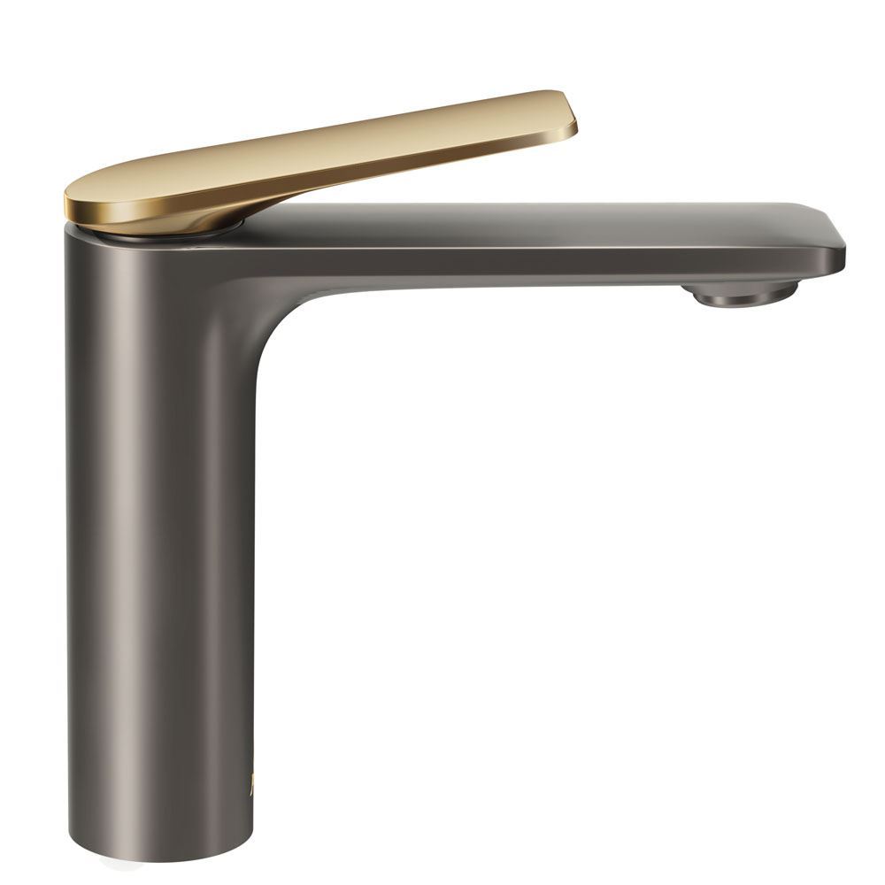 Lever: Gold Matt PVD | Body: Black Chrome Matt