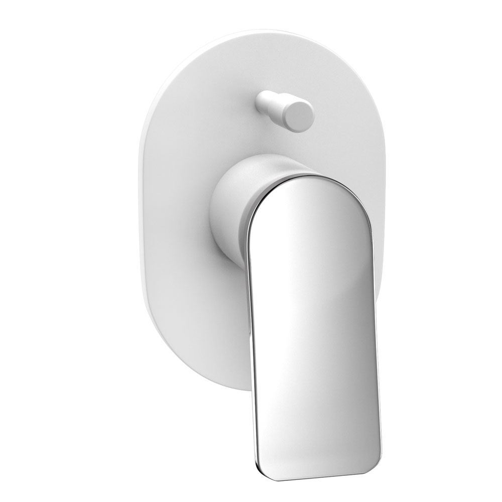 Lever: Chrome | Body: White Matt