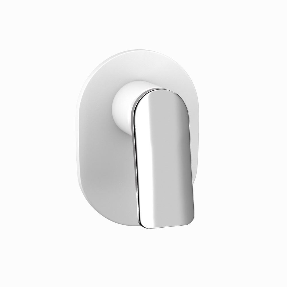 Lever: Chrome | Body: White Matt