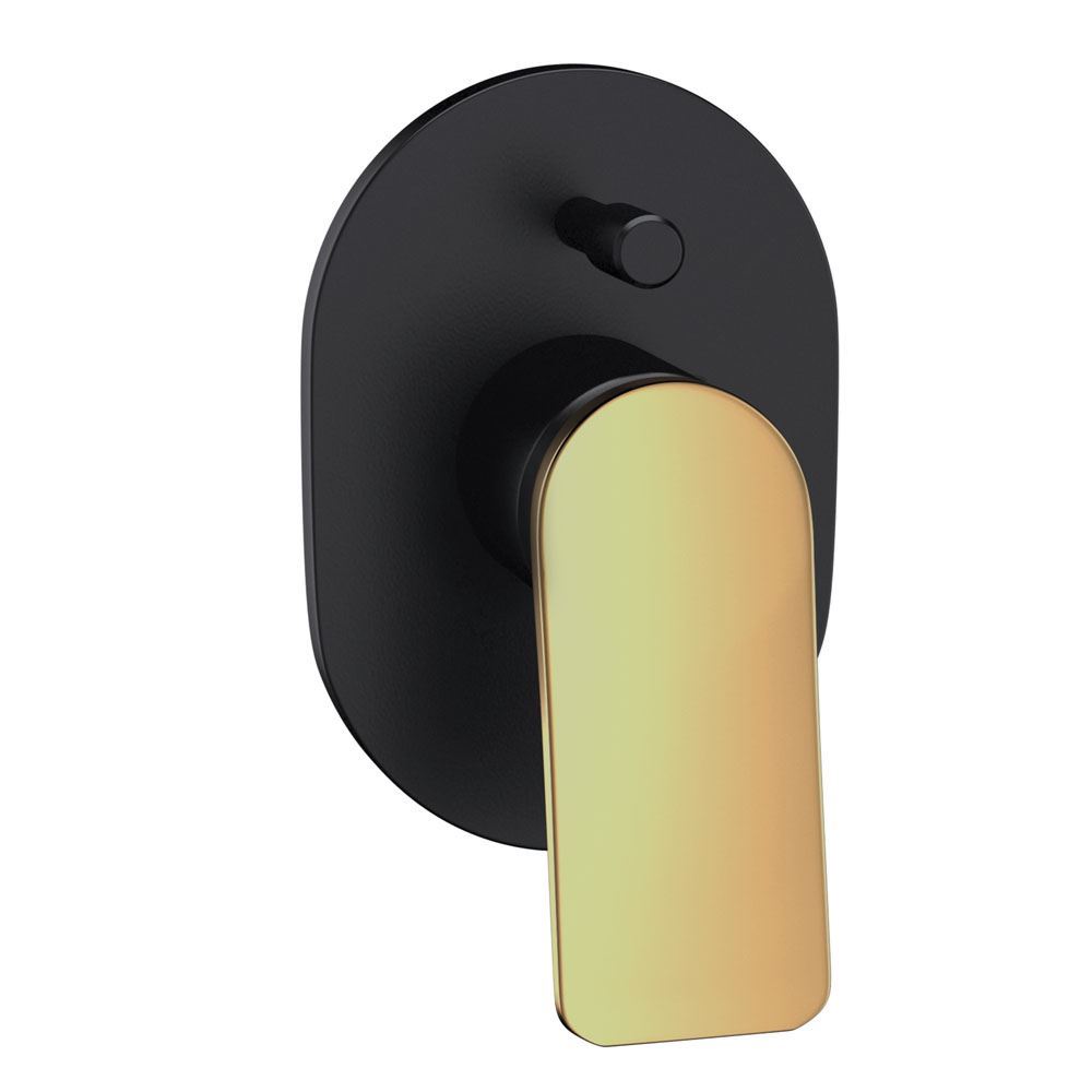 Lever: Gold Matt PVD | Body: Black Matt