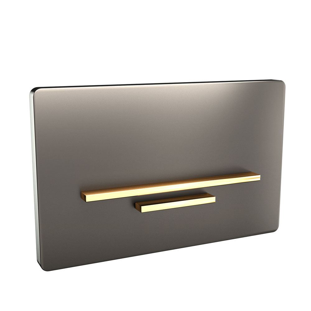 Lever: Gold Matt PVD | Body: Black Chrome Matt