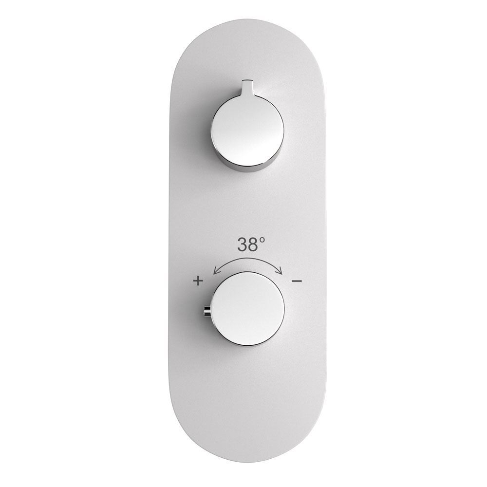 Lever: Chrome | Body: White Matt