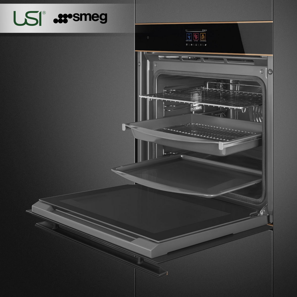 USI lò nướng tích hợp công nghệ hiện đại 2026 Smeg