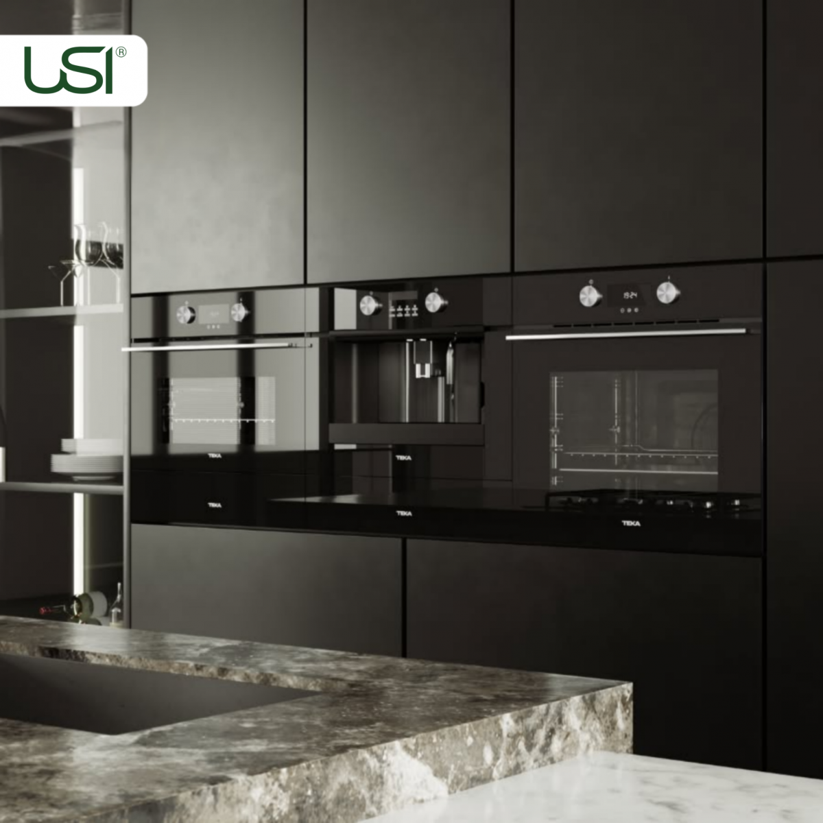 USI máy pha cafe cho không gian bếp mới