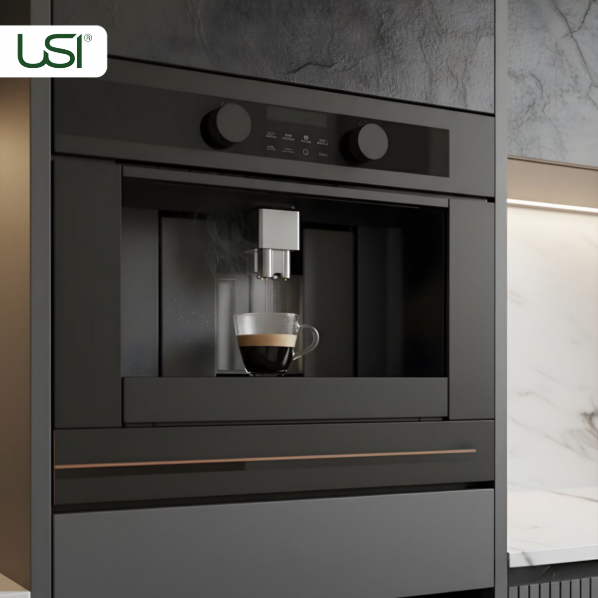 USI máy pha cafe sang trọng cao cấp