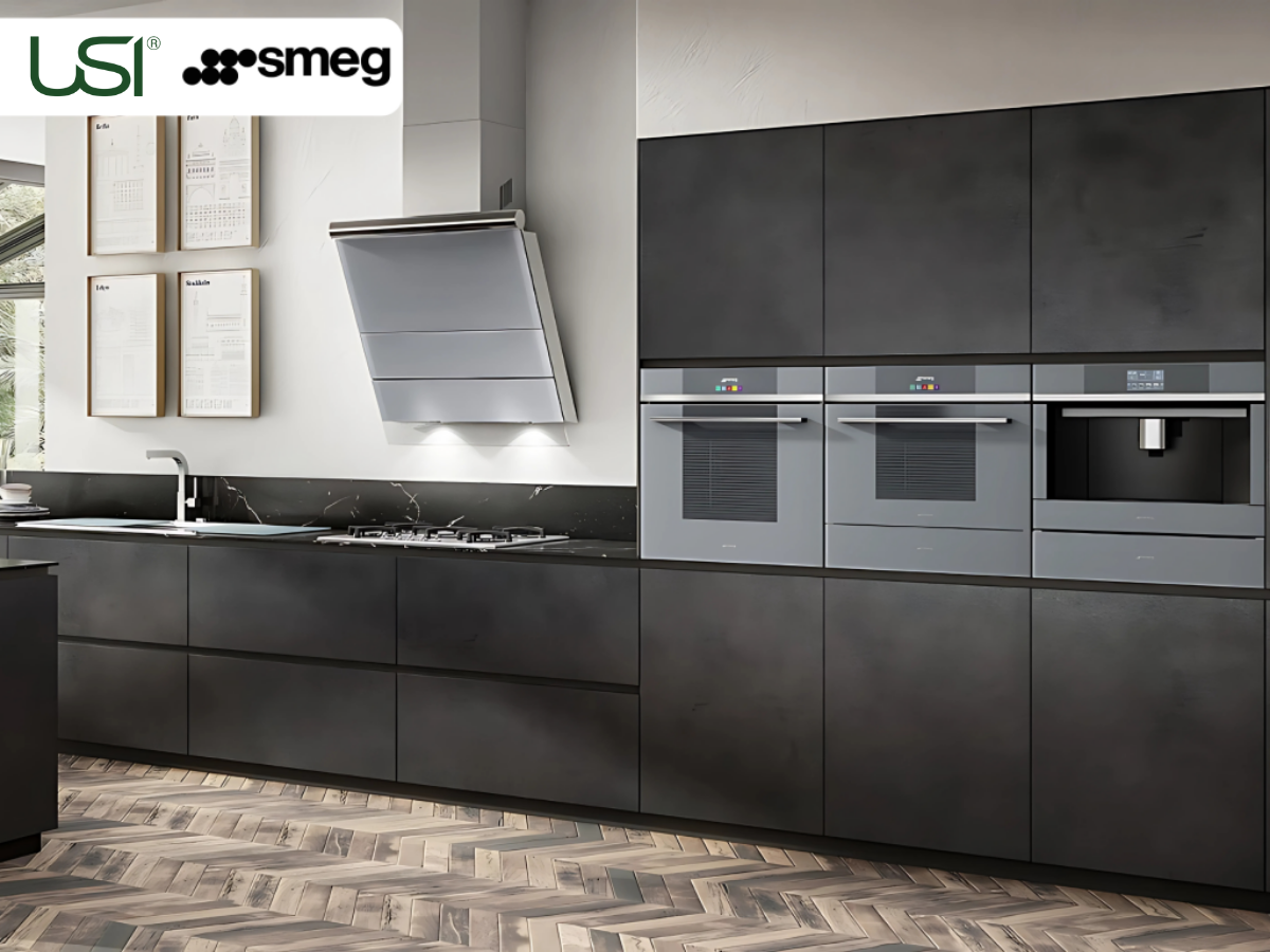 USI phòng bếp tiện nghi phong cách Ý thương hiệu Smeg
